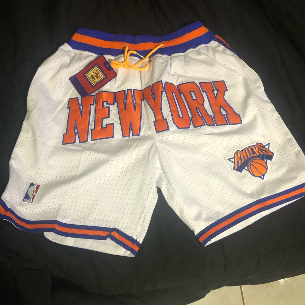 New York Knicks basketball shorts.Hardwood Classic